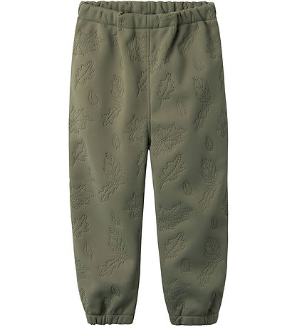 Name It Softshellsæt m. Fleece - NmmMars - Quilt - Dusty Olive
