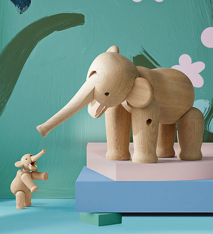 Kay Bojesen Træfigur - Elefant - Stor - 22 cm - Eg