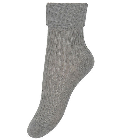 MP Strømper - 3-pak - Rib - Greåmeleret/Brunmeleret/Hvid