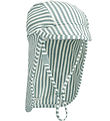 Liewood Badehat - Cecilia - UV40+ - Stripe Peppermint/Crisp Whit