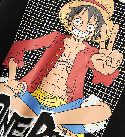 Name it Hættetrøje - NkmDyn OnePiece - Sort