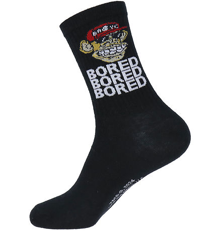 LMTD Strømper - 3 Pack - NlmAbris - Black/3p SORT+FLINT STONE+LY