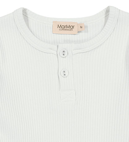MarMar Bluse - Rib - Modal - Mint Chalk