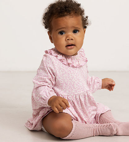 MarMar Kjole - Viskose - Diora Frill - Pink Leo