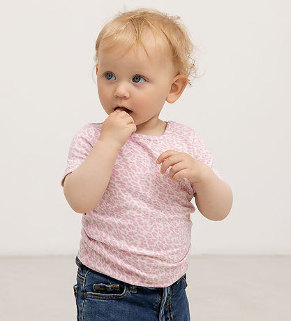 MarMar T-shirt - Viskose - Leo - Pink Leo
