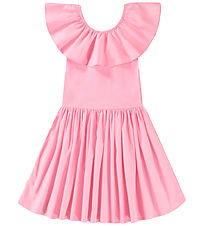 Molo Kjole - Rib - Christal - Pink Limonade