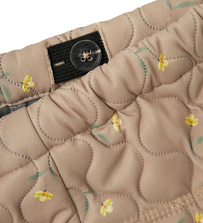 Name It Termotøj - NmfMoon - Quilt - Light Taupe/FLOWER