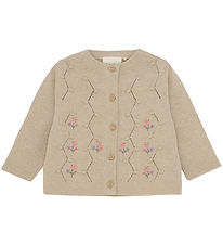 Minymo Cardigan Knit - Beige Meleret