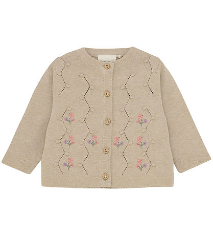 Minymo Cardigan Knit - Beige Meleret