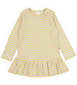 Petit Piao Kjole - Rib - Modal - Yellow Sun/Dark Off White