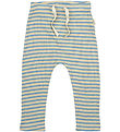 Petit Piao Bukser - Rib - Modal - Allure Blue/Dark Off White