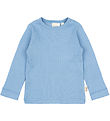 Petit Piao Bluse - Rib - Modal - Allure Blue