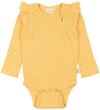 Petit Piao Body l/æ - Rib - Modal - Yellow Sun