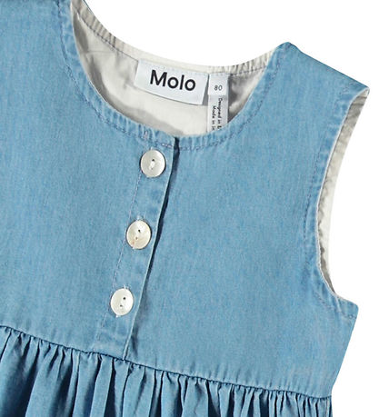 Molo Kjole - Denim - Calvina - Sky Indigo