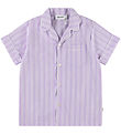 Molo Skjorte - Rara - Purple Rail Stripe