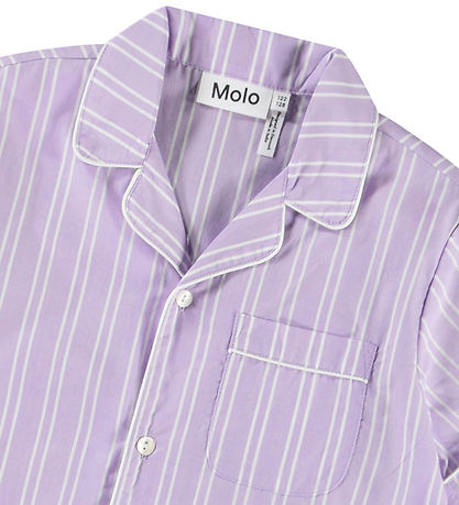 Molo Skjorte - Rara - Purple Rail Stripe