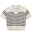 Sofie Schnoor Polo - Uld - Off White/Sort
