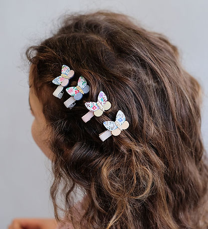 Mimi & Lula Hårclips - 8-pak - 3 cm - Betty Butterfly Florence
