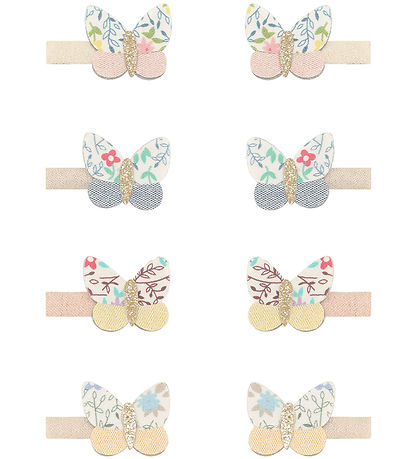 Mimi & Lula Hårclips - 8-pak - 3 cm - Betty Butterfly Florence