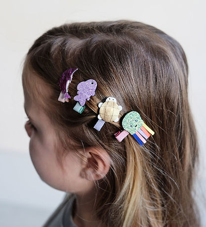 Mimi & Lula Hårclips - 8-pak - 3 cm - Sealife