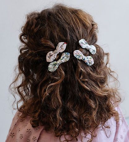 Mimi & Lula Hårclips - 4-pak - 4 cm - Flora Bow Florence