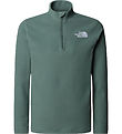 The North Face Fleecetrøje - Glacier - 1/4 Zip - Duck Green