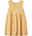 Wheat Kjole - Rib - Martha - Yellow Rib Stripe