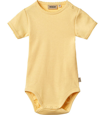 Wheat Body k/æ - Rib - Lace - Elisa - Golden Yellow