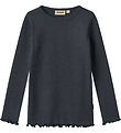 Wheat Bluse - Rib - Ida - Navy