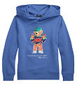 Polo Ralph Lauren Hættetrøje - Blå m. Bamse