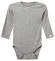 Sofie Schnoor Body l/æ - Rib - DicteSB - Gråmeleret