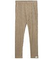 Sofie Schnoor Leggings - Rib - Nalinesb - Dark Sand