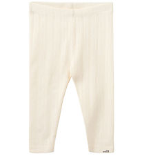 Sofie Schnoor Leggings - Nalinesb - Off White m. hulmønster