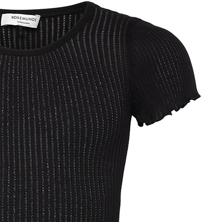 Rosemund T-shirt - Rib - Baku - Sort