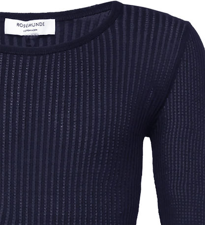 Rosemunde Bluse - Rib - Baku - Navy
