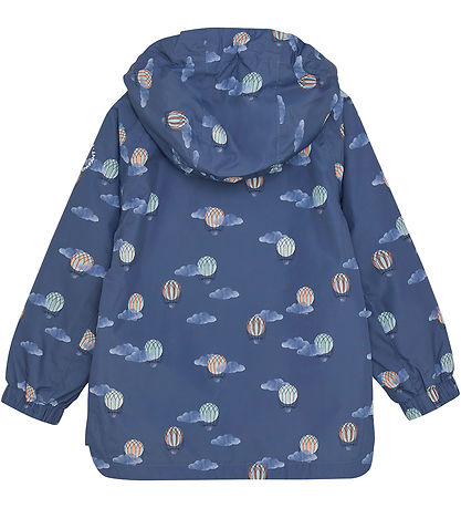 En Fant Sommerjakke - Vintage Indigo m. Luftballoner