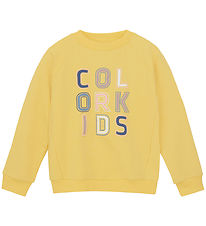 Color Kids Sweatshirt - Banana Cream m. Print