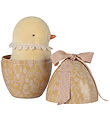 Maileg Påskeæg m. Kyllingebamse - Cream Yellow