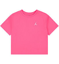 Jordan T-shirt - Boxy - Hyper Pink m. Logo