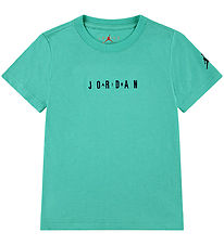 Jordan T-shirt - Washed Teal m. Print