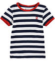 Katvig T-shirt - Navy/Hvid Stribet