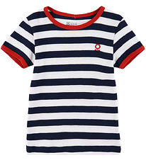 Katvig T-shirt - Navy/Hvid Stribet