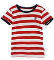 Katvig T-shirt - Rød/Hvid Stribet