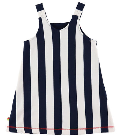 Katvig Kjole - Navy/Hvidstribet