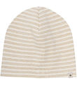 Huttelihut Beanie - Irish Cream w. Stripes