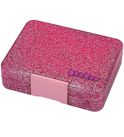 Yumbox Madkasse m. 3 Rum - Bento Snack - Sparkle Pink