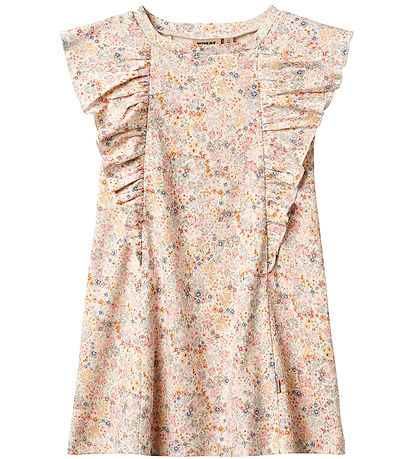 Wheat Kjole - Ruffle - Shirley - Bright Flowers