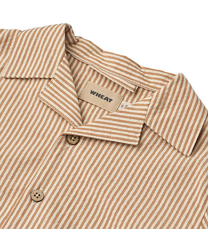 Wheat Skjorte - Anker - Caramel Stripe