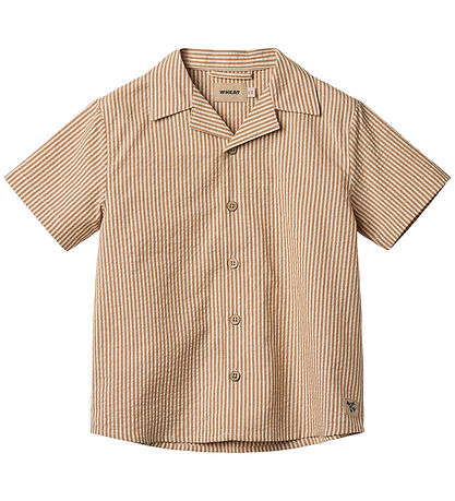 Wheat Skjorte - Anker - Caramel Stripe