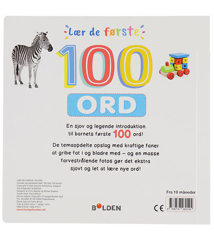 Forlaget Bolden Billedbog - Lær de første 100 ord